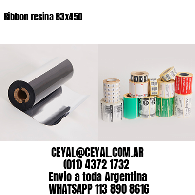 Ribbon resina 83×450