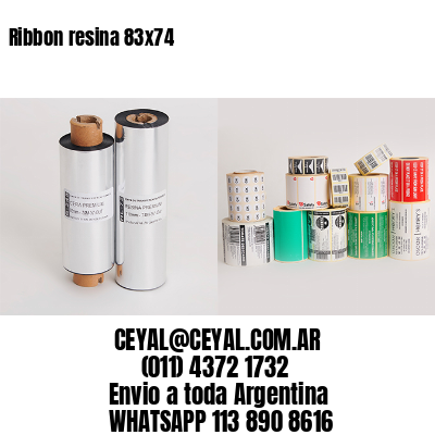 Ribbon resina 83×74