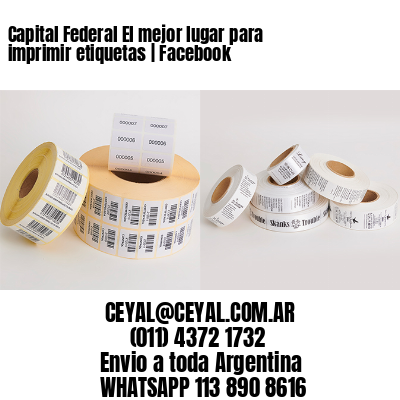 Capital Federal El mejor lugar para imprimir etiquetas | Facebook