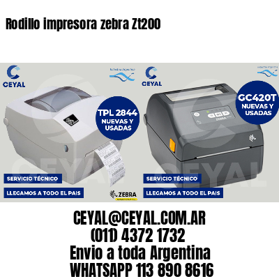 Rodillo impresora zebra Zt200