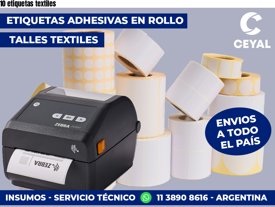 10 etiquetas textiles