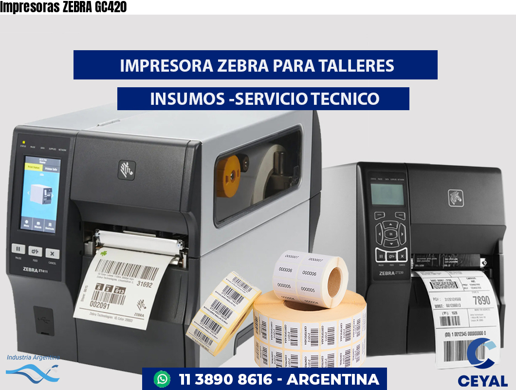 Impresoras ZEBRA GC420