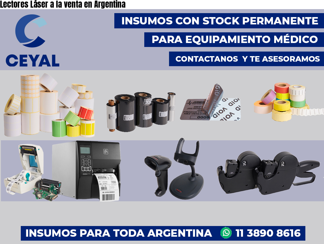 Lectores Láser a la venta en Argentina