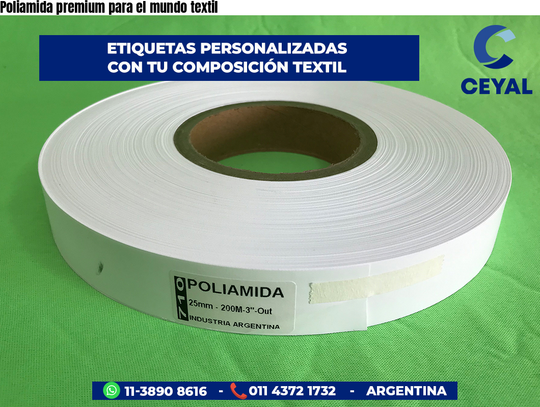 Poliamida premium para el mundo textil