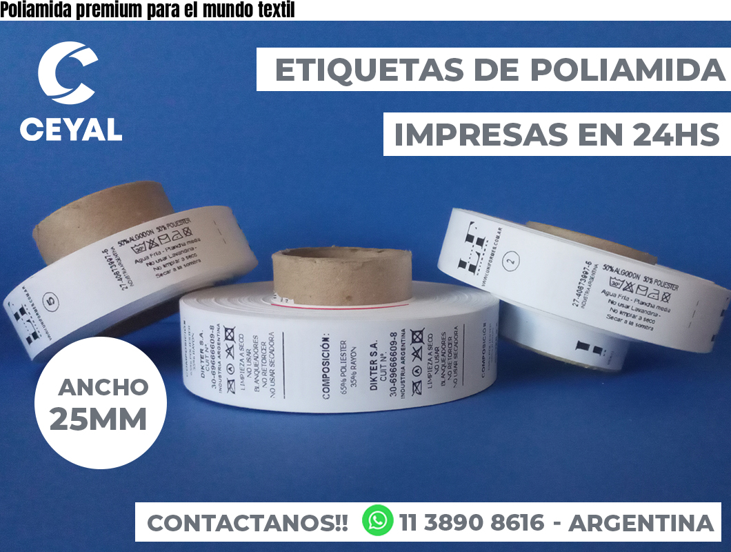 Poliamida premium para el mundo textil