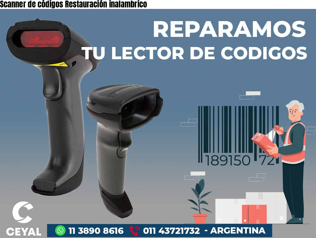 Scanner de códigos Restauración inalambrico