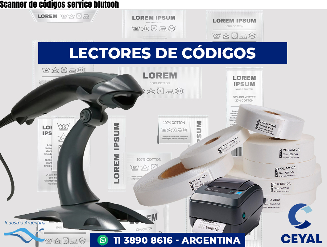 Scanner de códigos service blutooh