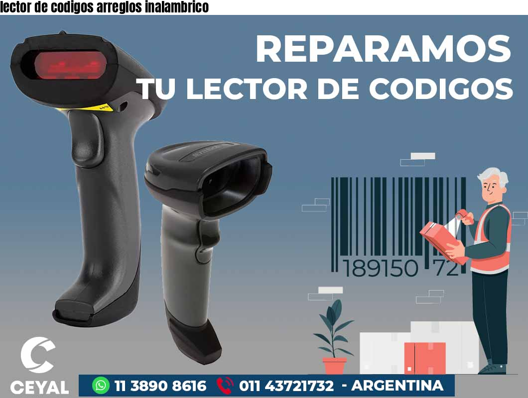 lector de codigos arreglos inalambrico