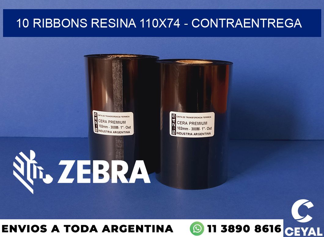 10 Ribbons resina 110x74 - contraentrega