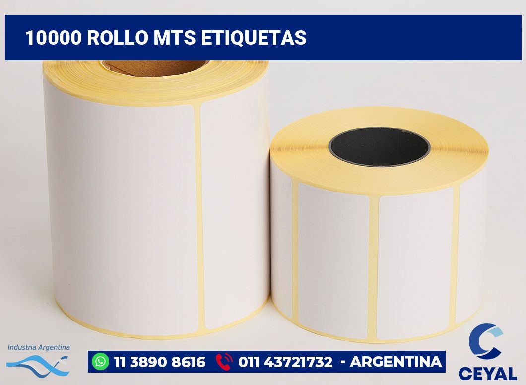 10000 Rollo mts etiquetas