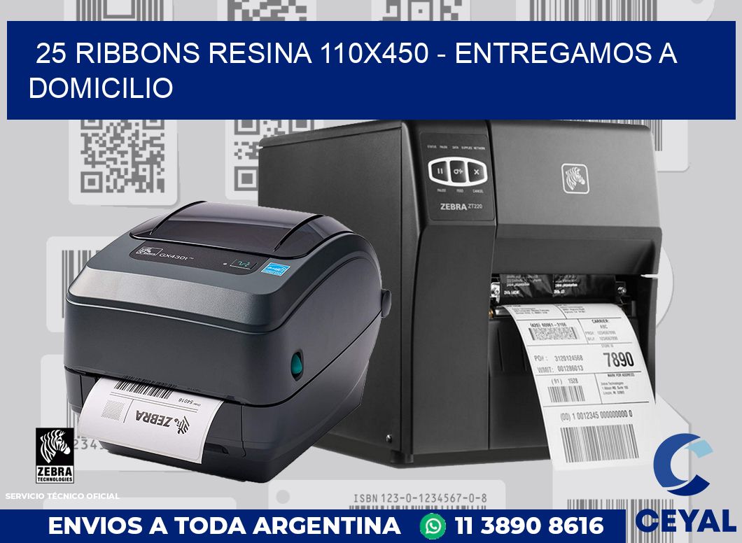 25 Ribbons resina 110x450 - entregamos a domicilio