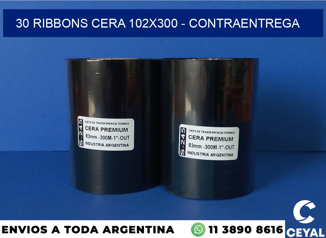 30 Ribbons cera 102×300 – contraentrega