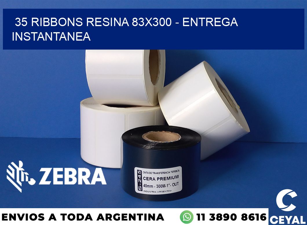 35 Ribbons resina 83x300 - entrega instantanea