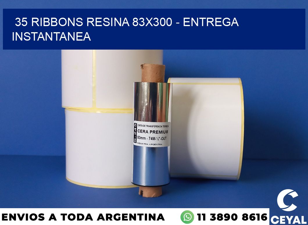 35 Ribbons resina 83×300 – entrega instantanea