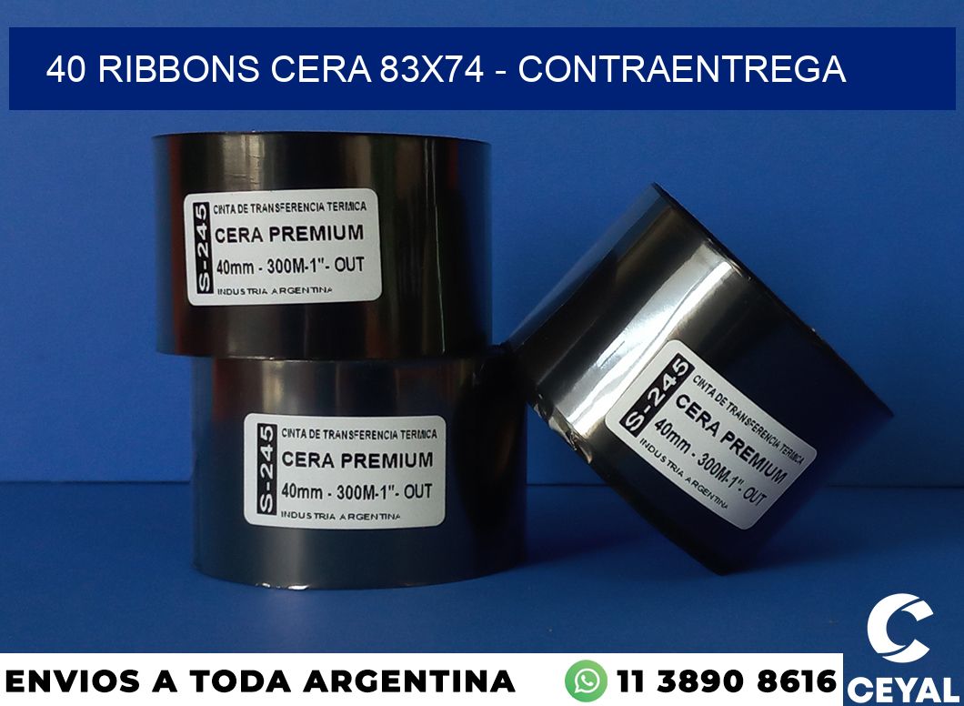 40 Ribbons cera 83×74 – contraentrega