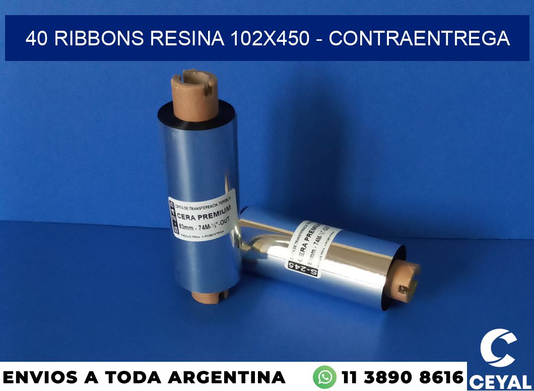 40 Ribbons resina 102×450 – contraentrega