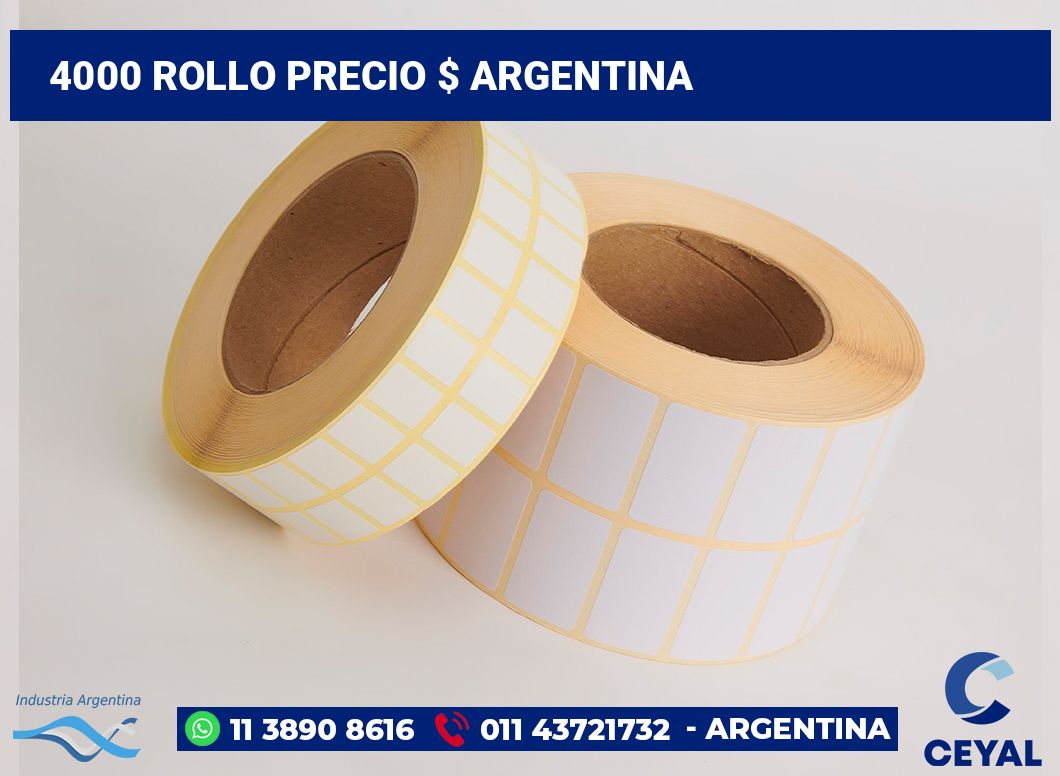 4000 Rollo precio $ argentina