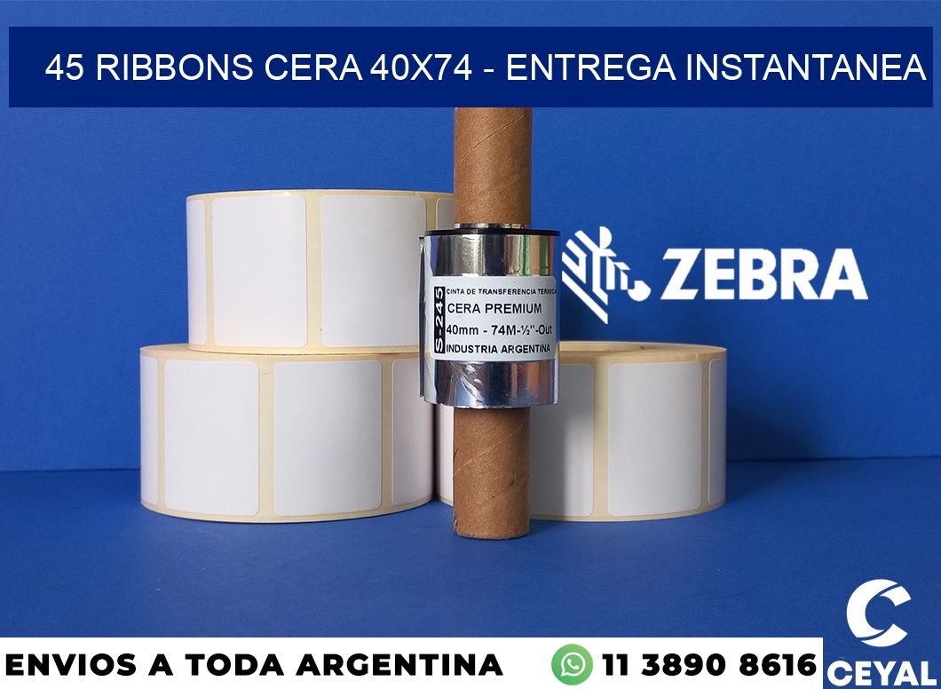 45 Ribbons cera 40x74 - entrega instantanea