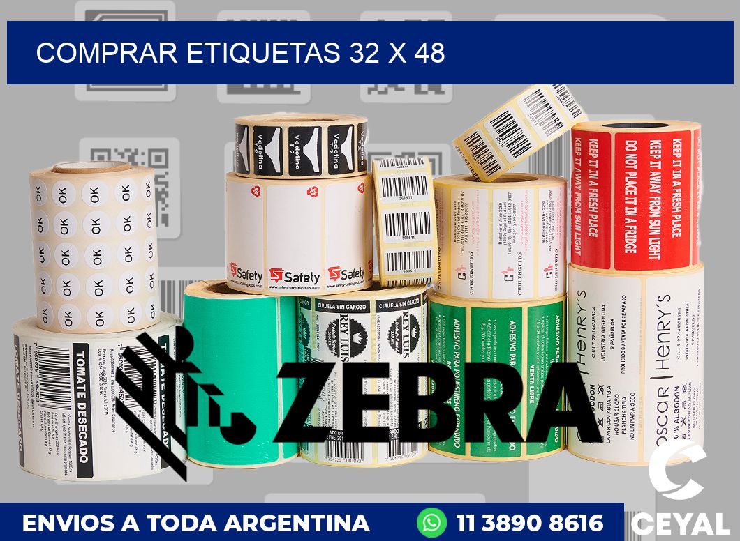 Comprar etiquetas 32 x 48