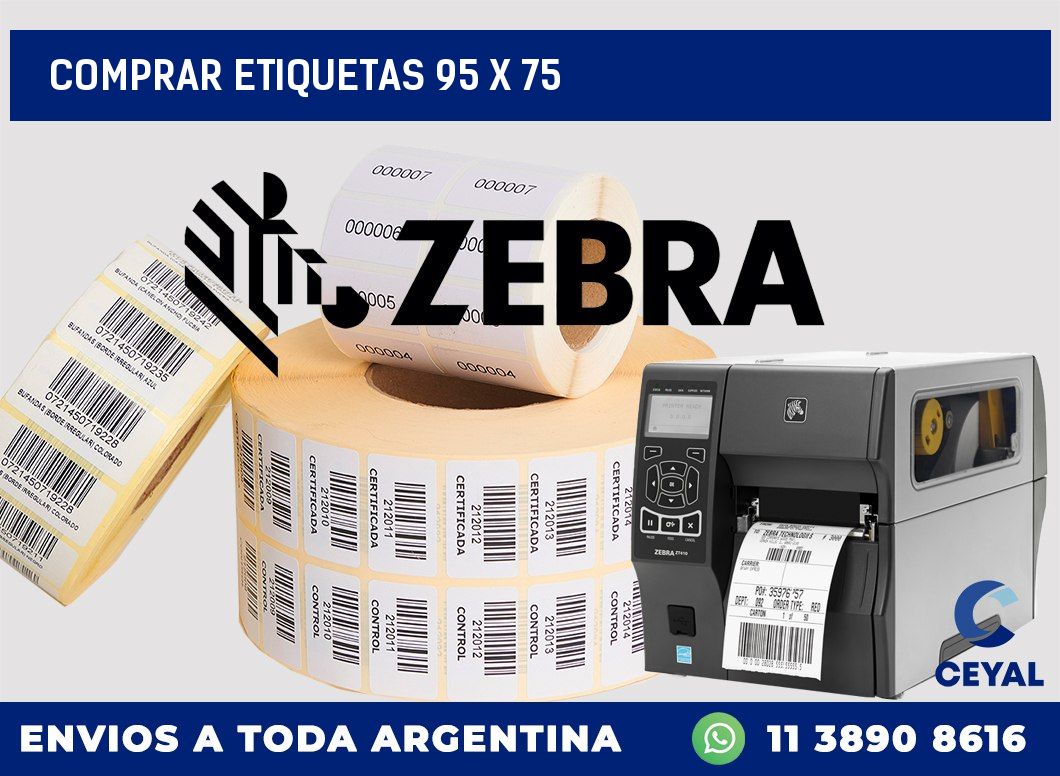 Comprar etiquetas 95 x 75