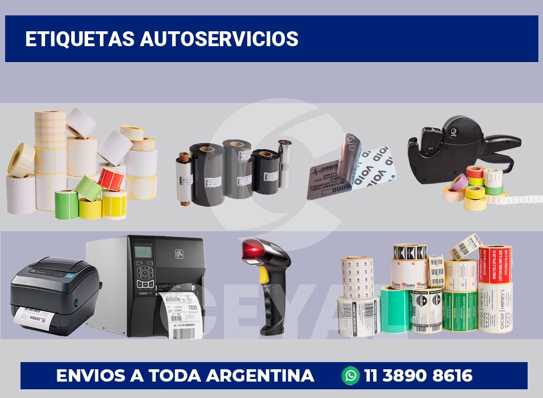 Etiquetas Autoservicios