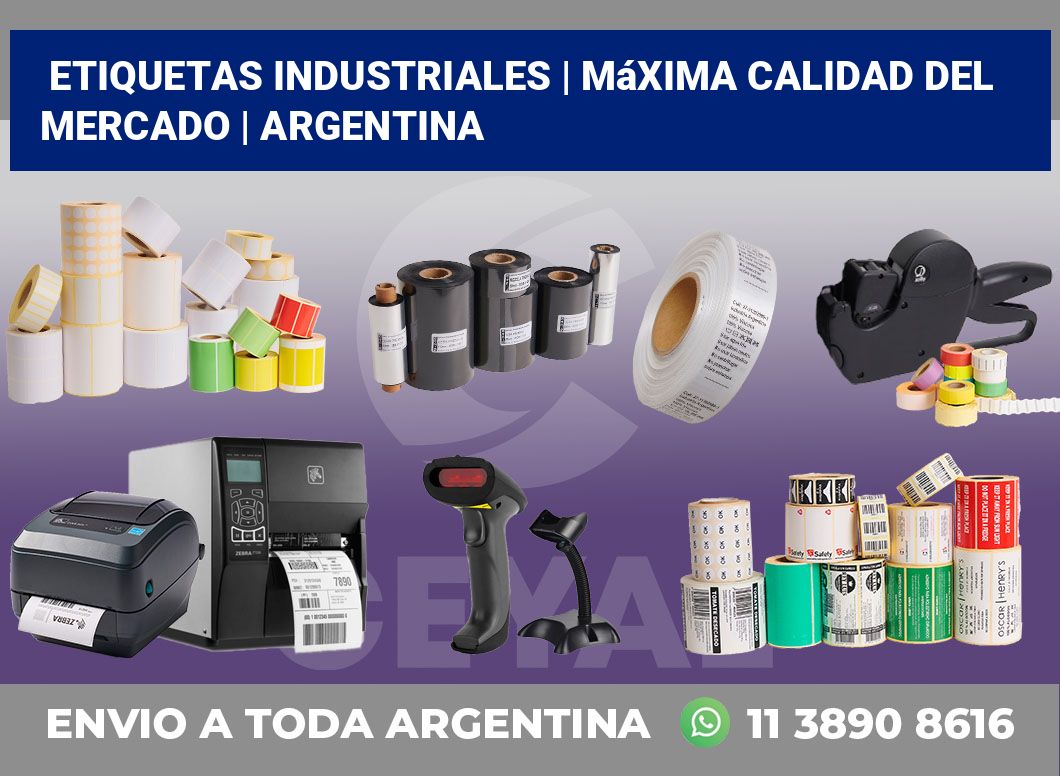 Etiquetas industriales | Máxima calidad del mercado | Argentina