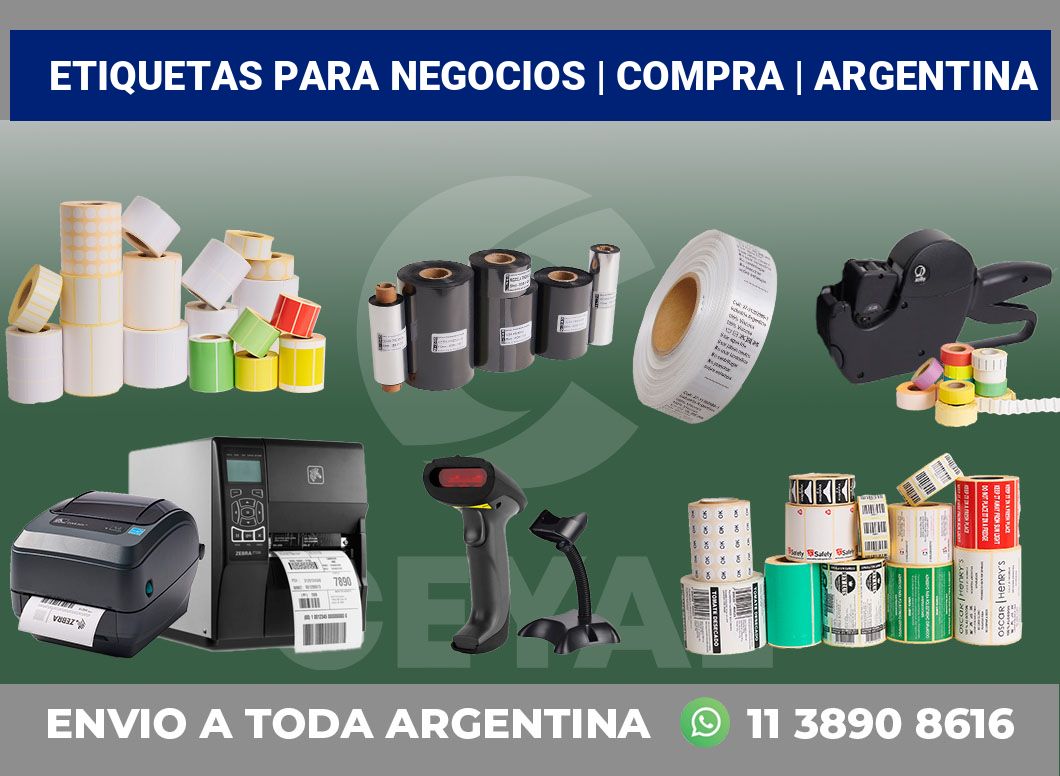 Etiquetas para negocios | Compra | Argentina