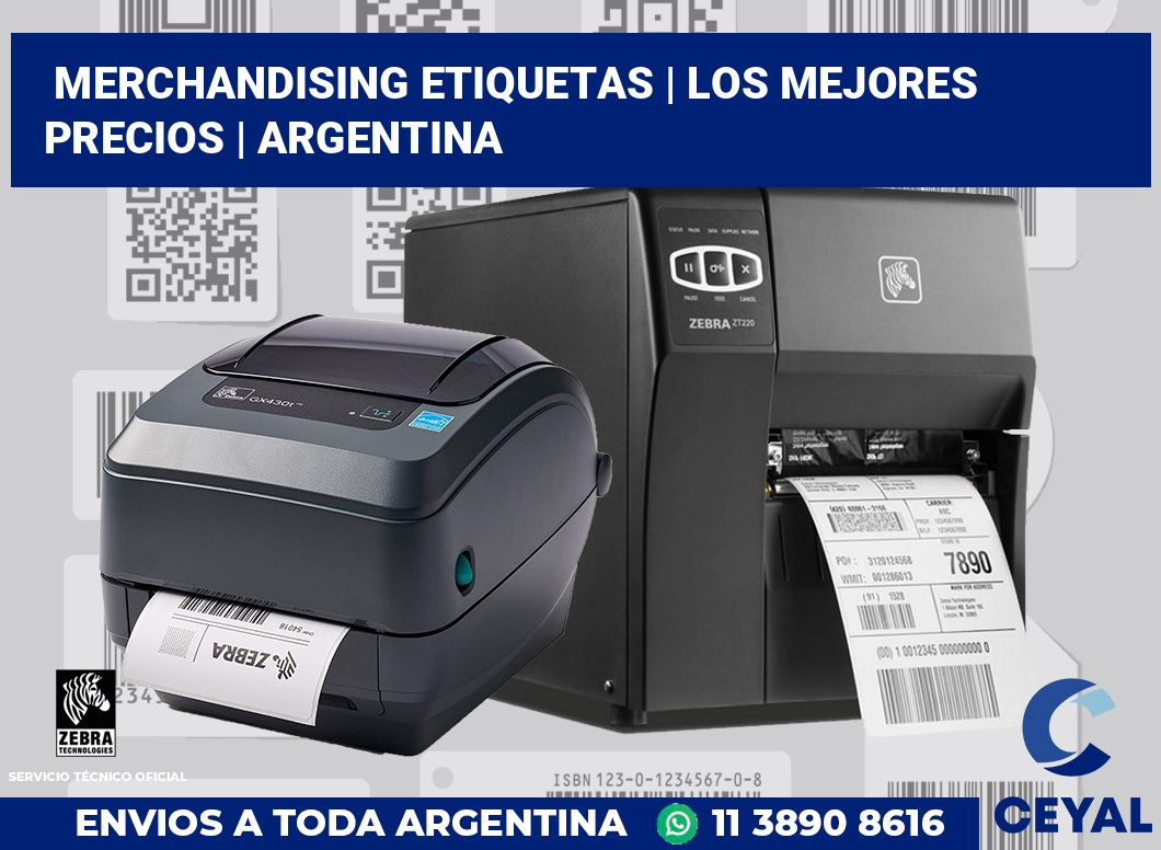 Merchandising etiquetas | Los mejores precios | Argentina