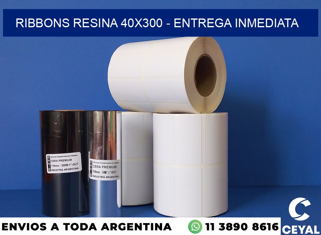 Ribbons resina 40×300 – Entrega inmediata