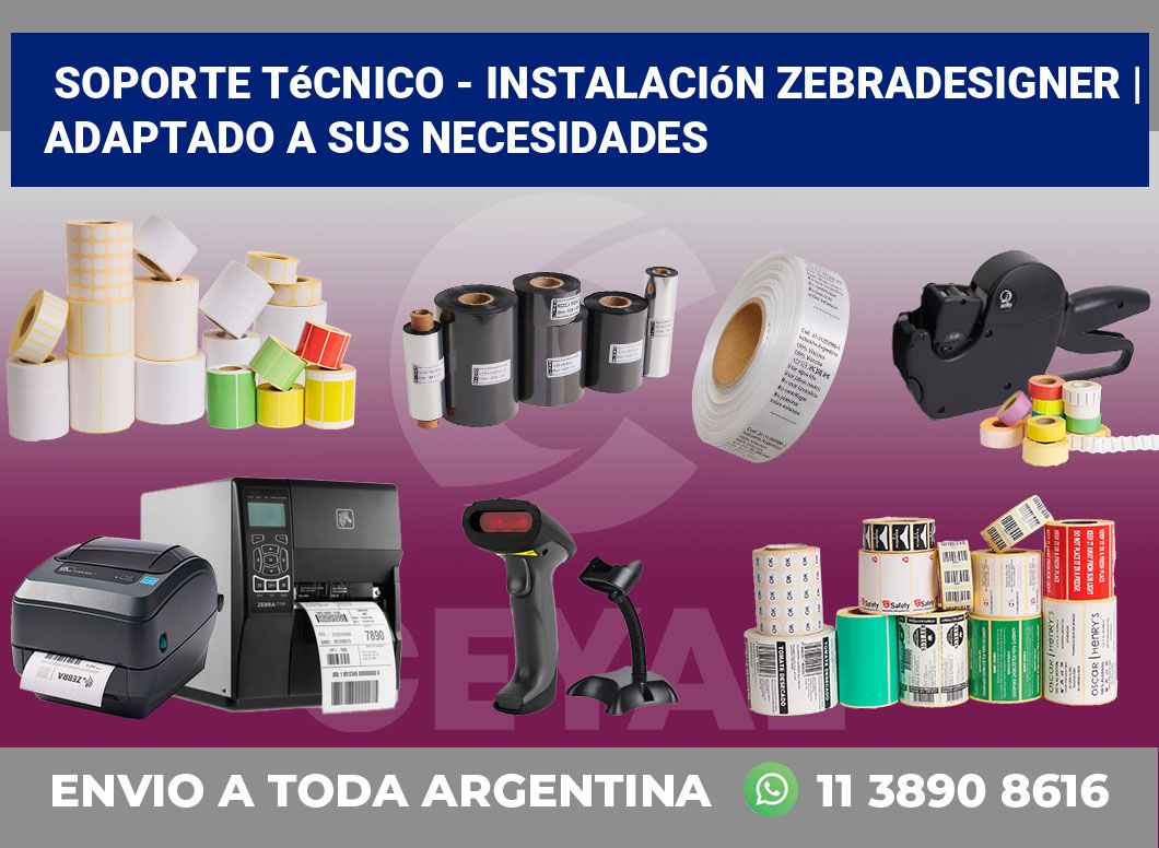 Soporte técnico – instalación ZebraDesigner | Adaptado a sus necesidades