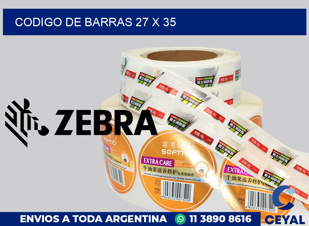 codigo de barras 27 x 35