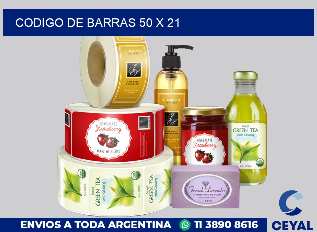 codigo de barras 50 x 21