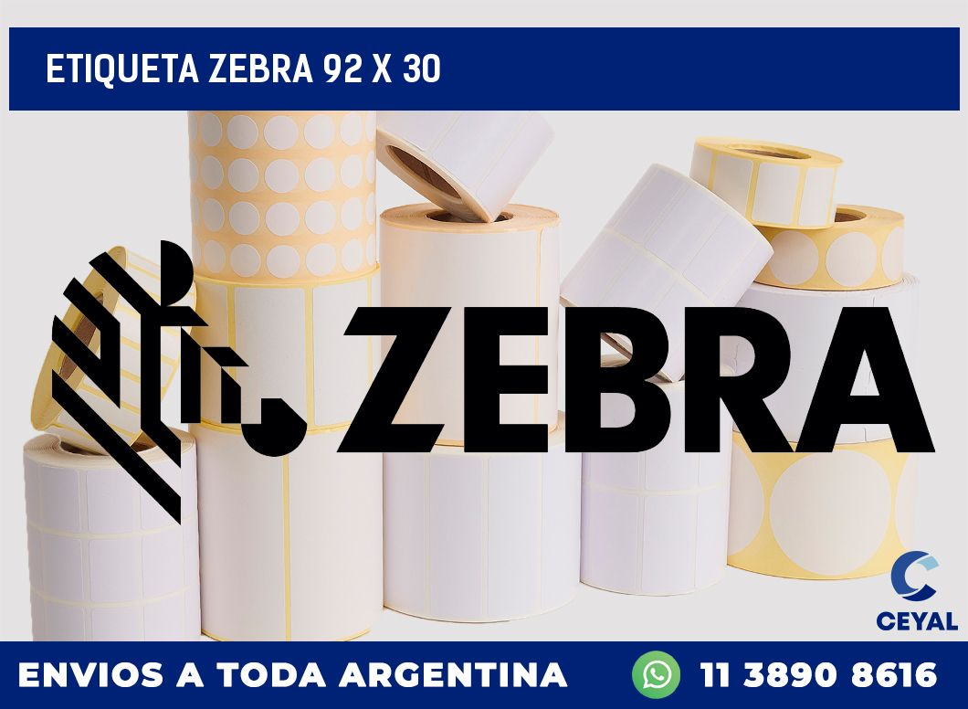 etiqueta zebra 92 x 30