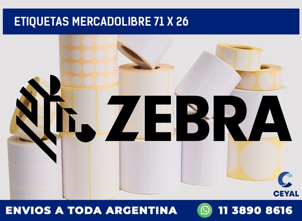 etiquetas mercadolibre 71 x 26