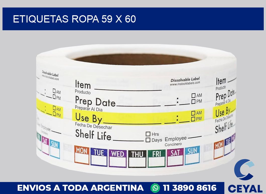 etiquetas ropa 59 x 60