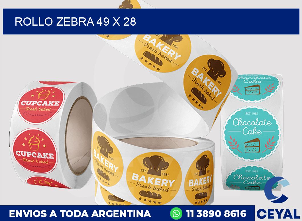rollo zebra 49 x 28