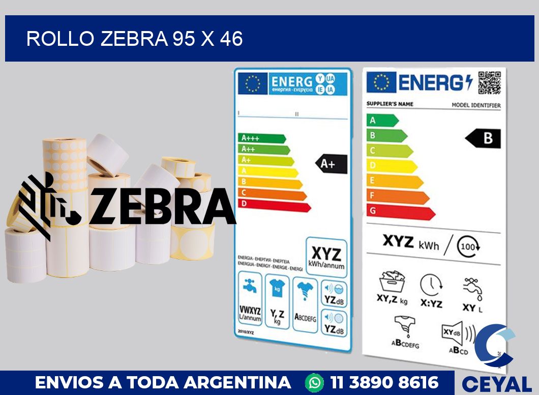 rollo zebra 95 x 46