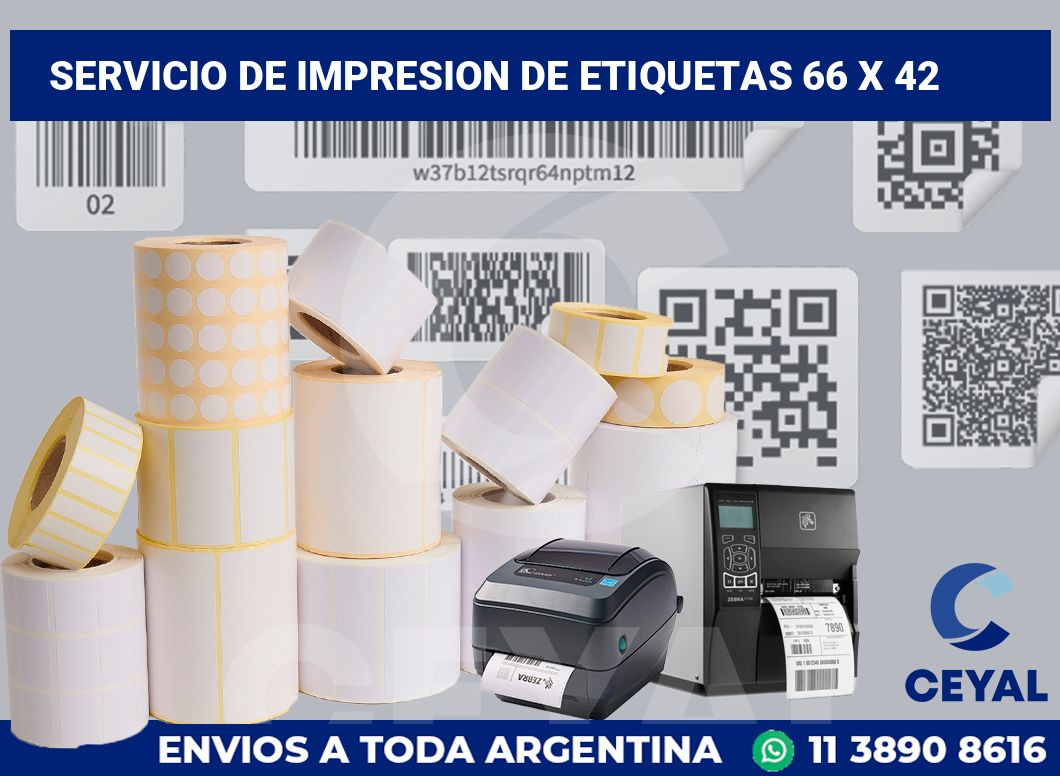 servicio de impresion de etiquetas 66 x 42