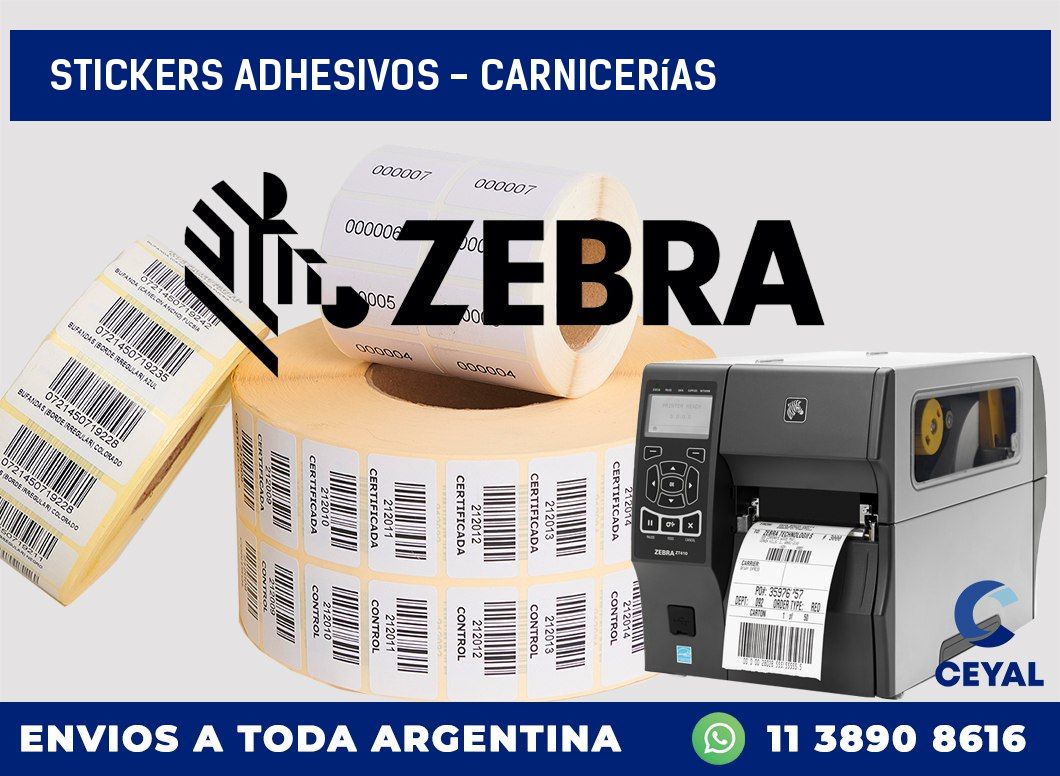 stickers adhesivos - Carnicerías