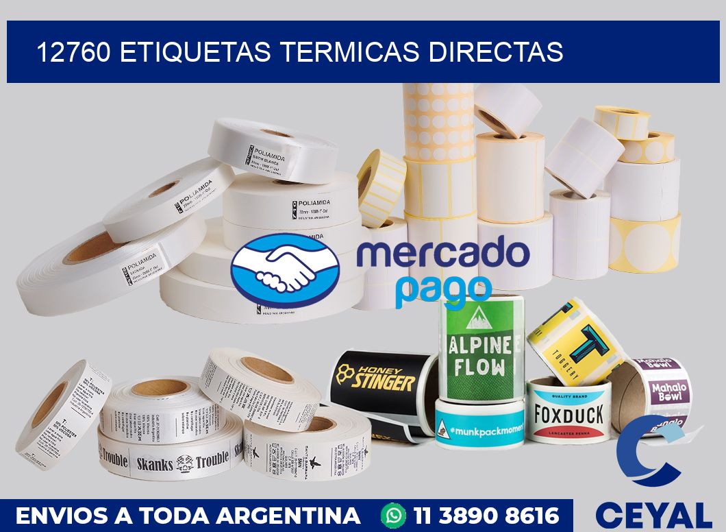 12760 Etiquetas termicas directas