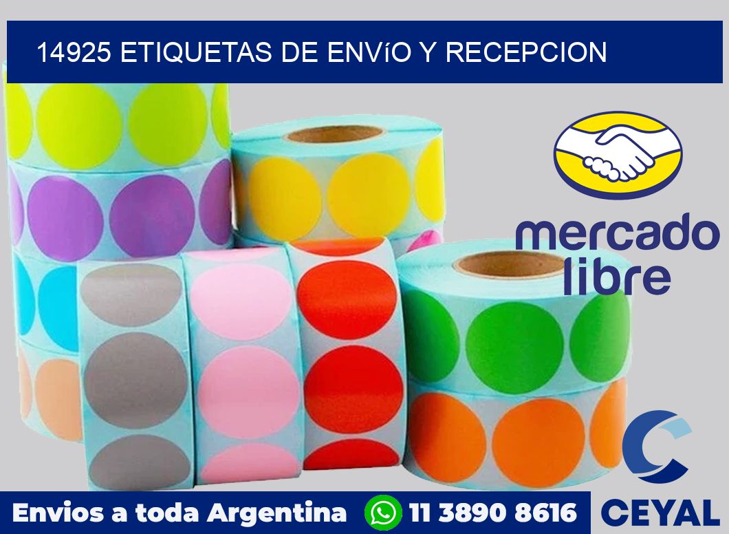 14925 Etiquetas de envío y recepcion