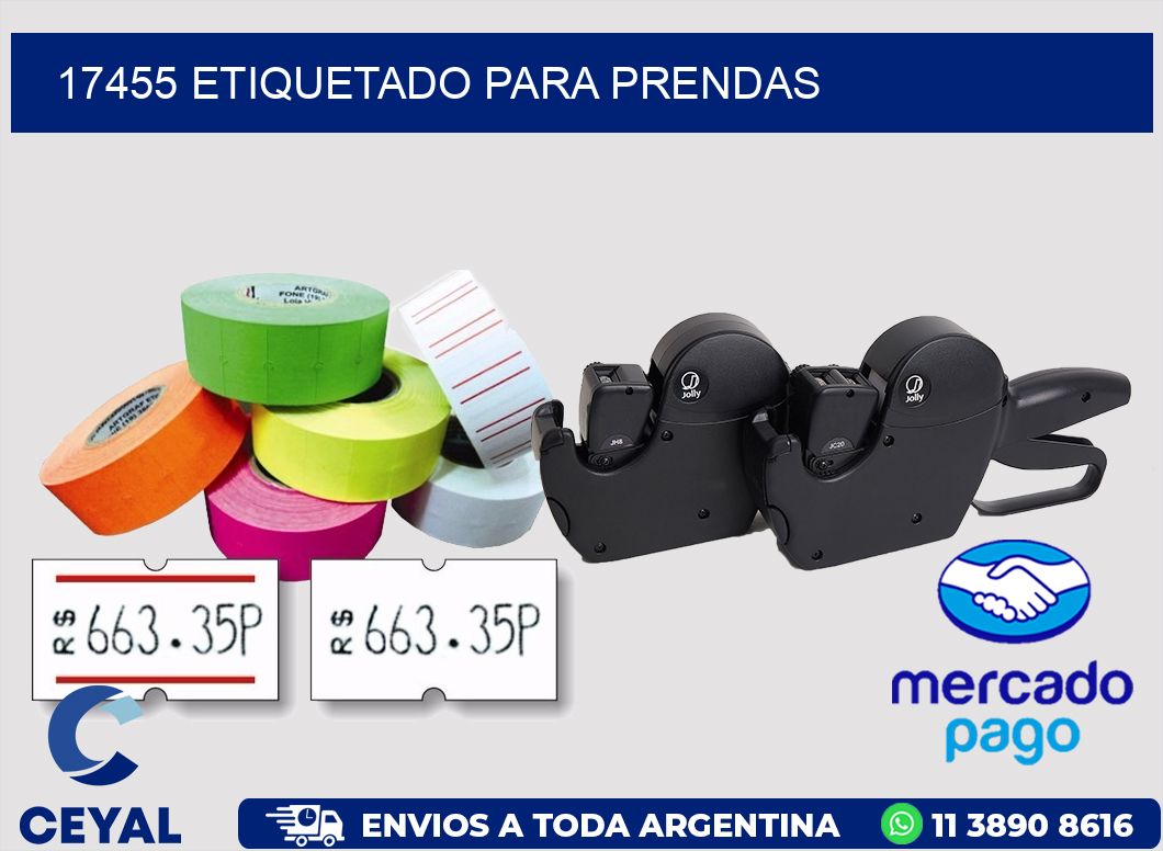 17455 Etiquetado para prendas