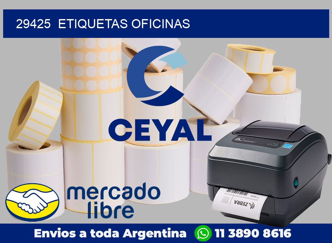 29425  Etiquetas oficinas