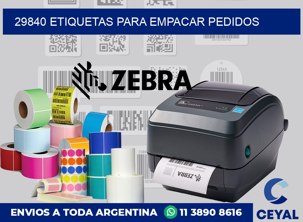 29840 etiquetas para empacar pedidos