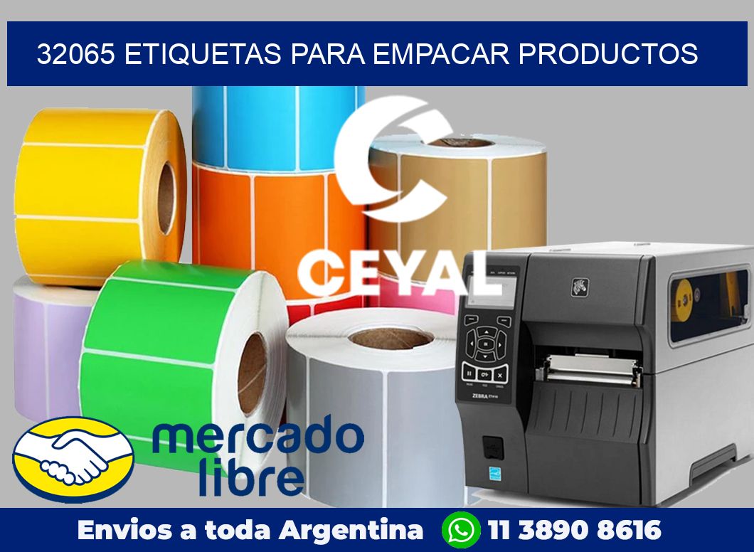 32065 Etiquetas para empacar productos
