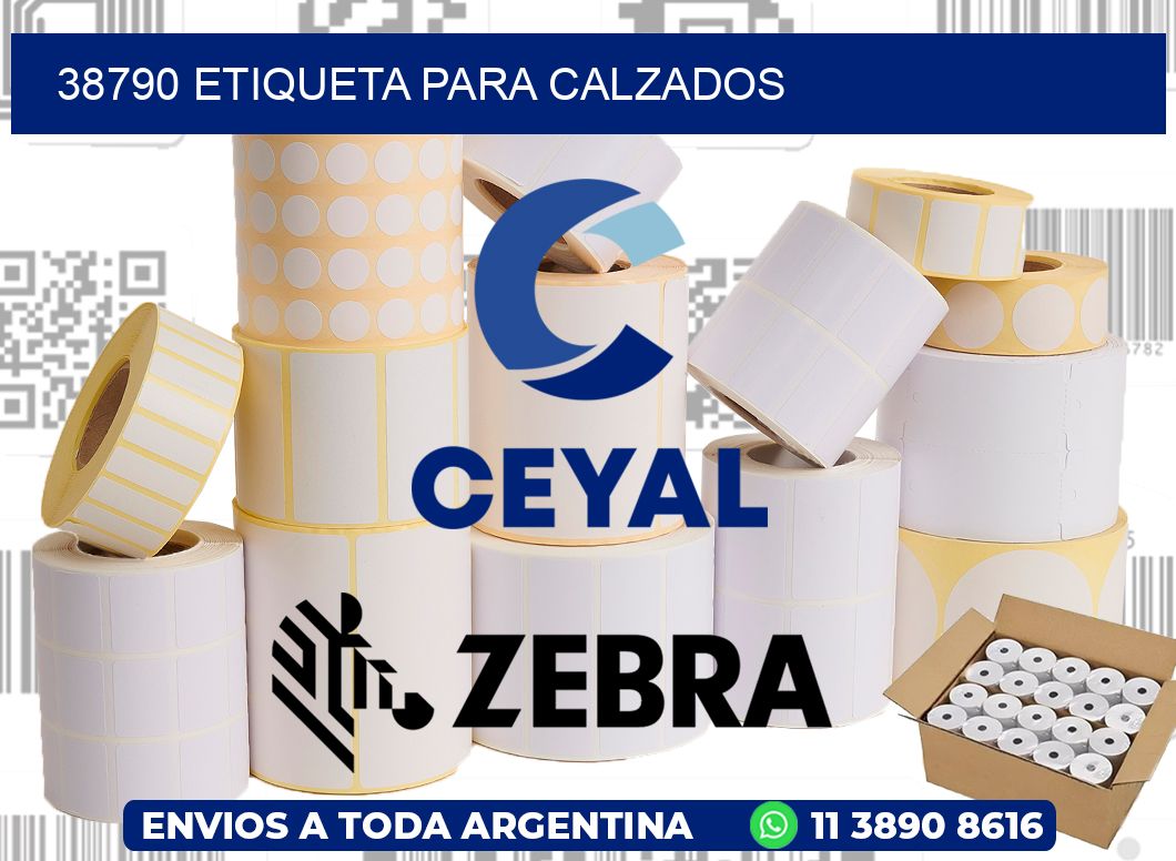 38790 Etiqueta para calzados