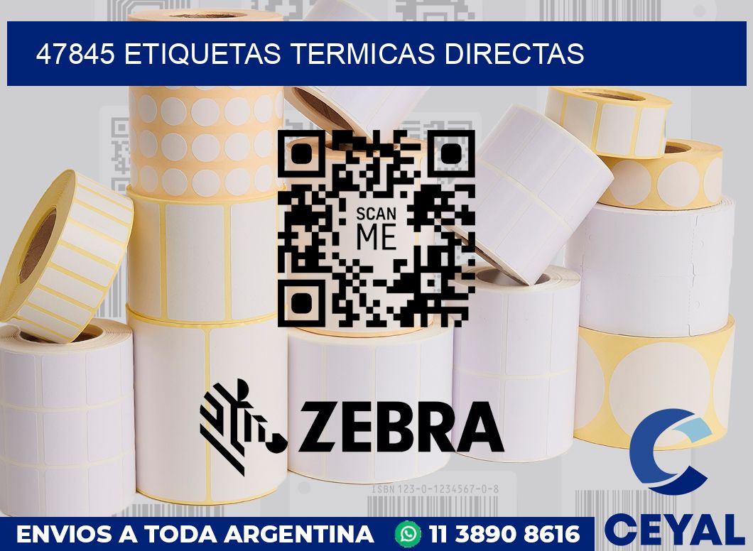 47845 Etiquetas termicas directas