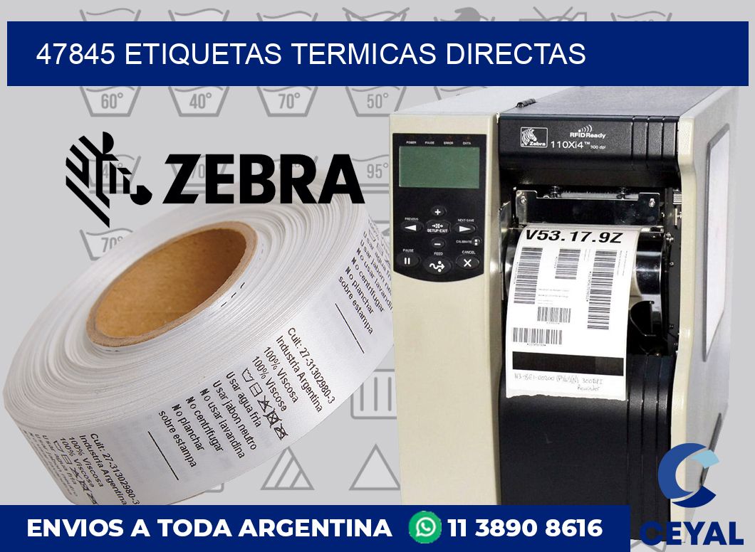 47845 Etiquetas termicas directas