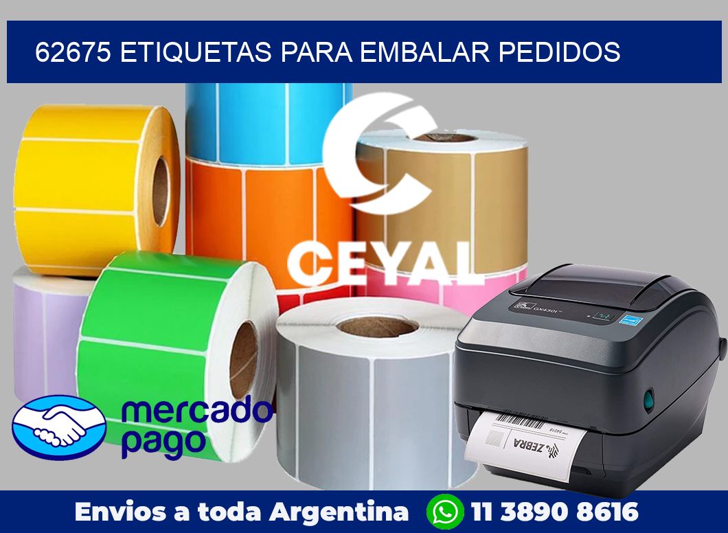 62675 Etiquetas para embalar pedidos