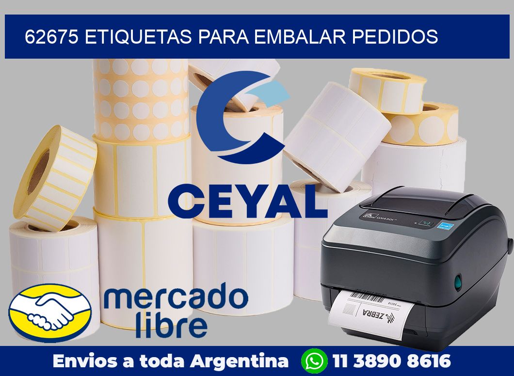 62675 Etiquetas para embalar pedidos